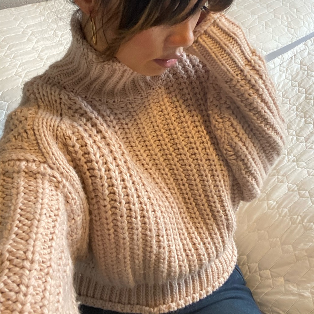 H&M Cable-knit Turtleneck Sweater